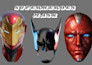 create custom 3d cosplay prop 3d mask helmet for 3d printing and cosplay